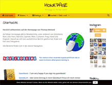 Tablet Screenshot of honkpage.de